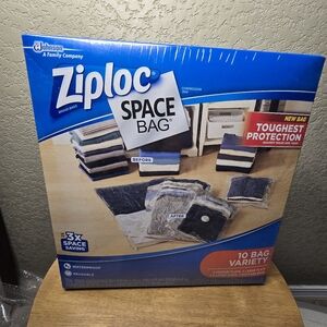 NIB! Ziploc Space Bags - Pack Of 10